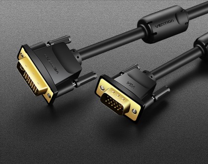 Vention EACBI cavo e adattatore video 3 m DVI VGA (D-Sub) Nero