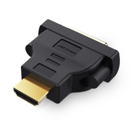 Vention ECCB0 adattatore per inversione del genere dei cavi HDMI DVI(24+5) Nero