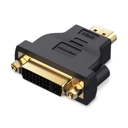 Vention ECCB0 adattatore per inversione del genere dei cavi HDMI DVI(24+5) Nero