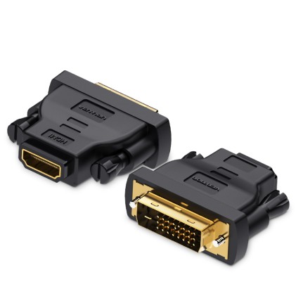 Vention ECDB0 adattatore per inversione del genere dei cavi DVI(24+5) HDMI Nero