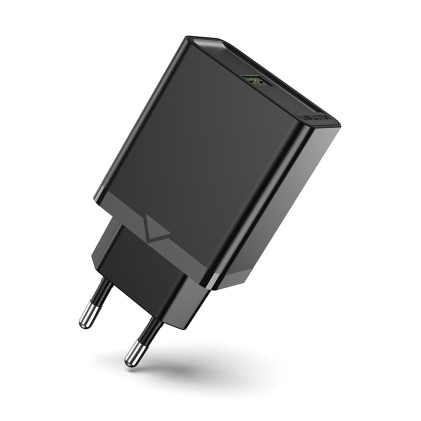 Vention FABB0-EU Caricabatterie per dispositivi mobili Smartphone, Cuffie, Tablet Nero Ricarica rapida Interno