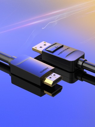 Vention HADBG cavo e adattatore video 1,5 m DisplayPort HDMI Nero