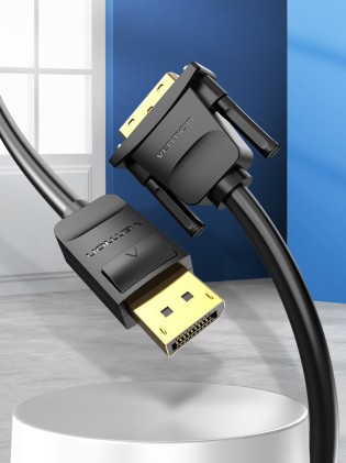 Vention HAFBG cavo e adattatore video 1,5 m DisplayPort DVI Nero