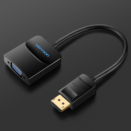 Vention HBFBB cavo e adattatore video 0,15 m DisplayPort VGA (D-Sub) Nero