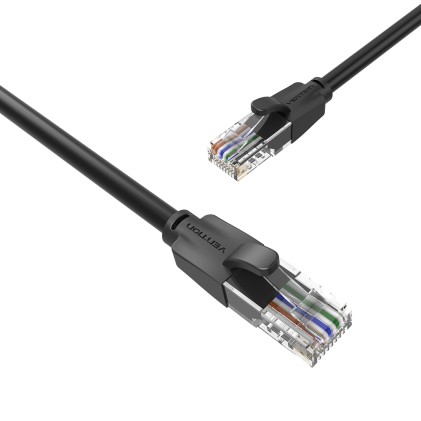 Vention IBEBL cavo di rete Nero 10 m Cat6 U/UTP (UTP)