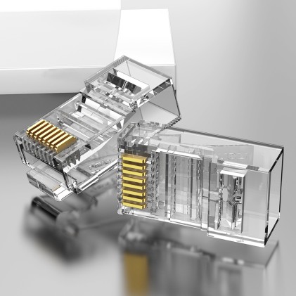 Vention IDDR0-10 cavo di collegamento RJ-45 Trasparente