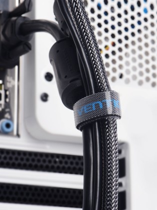 Vention KAABH fascetta Fascetta con gancio e anello Nylon Nero 1 pz