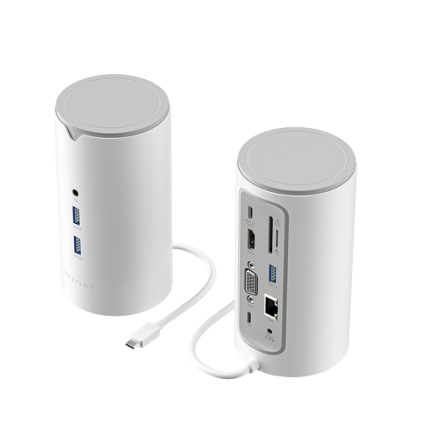 Vention TPHWC-EU replicatore di porte e docking station per laptop Cablato USB 3.2 Gen 1 (3.1 Gen 1) Type-C Bianco