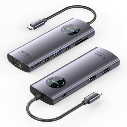 Vention TQUHB docking station per unit&agrave; di archiviazione Grigio