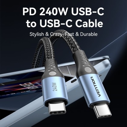 Vention TREBD cavo USB USB 2.0 Grigio, Blu