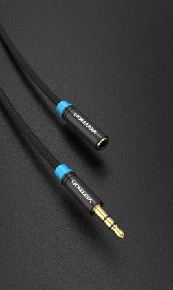 Vention VAB-B06-B100-M cavo audio 1 m 3.5mm Nero