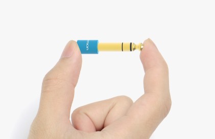 Vention VAB-S01-L adattatore per inversione del genere dei cavi 6.5 mm 3,5 mm Blu