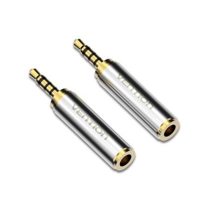 Vention VAB-S02 adattatore per inversione del genere dei cavi 2.5mm 3.5mm Argento