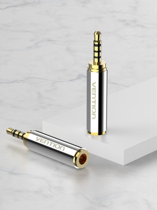 Vention VAB-S02 adattatore per inversione del genere dei cavi 2.5mm 3.5mm Argento