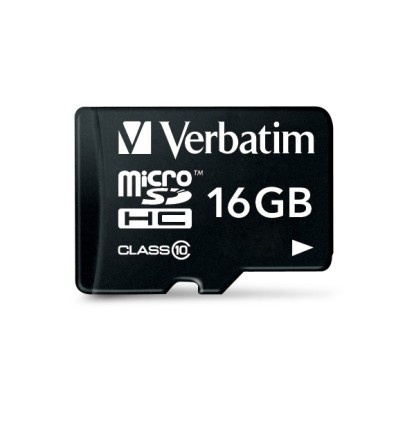Verbatim Micro Sdhc 16Gb Class 10 + Adattore