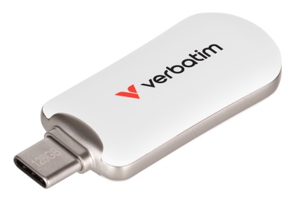 Verbatim Pen Disk Plectra Usb-C 3.2 Gen 1 Flash Drive White 128Gb