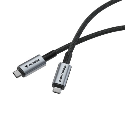 Verbatim Cavo Sync  Charge Cable Usb-C To Usb-C 240W 40 Gbps 120 Cm