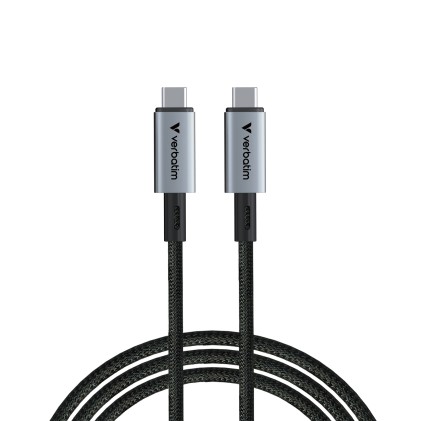 Verbatim Cavo Sync  Charge Cable Usb-C To Usb-C 240W 40 Gbps 120 Cm