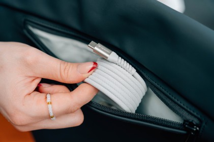 Verbatim Cavo Magnetico Sync  Charge Usb-C To Usb-C 60W Magnetic 120 Cm Grigio