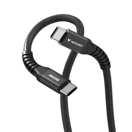 Verbatim Cavo Magnetico Sync  Charge Usb-C To Usb-C 60W Magnetic 120 Cm Nero