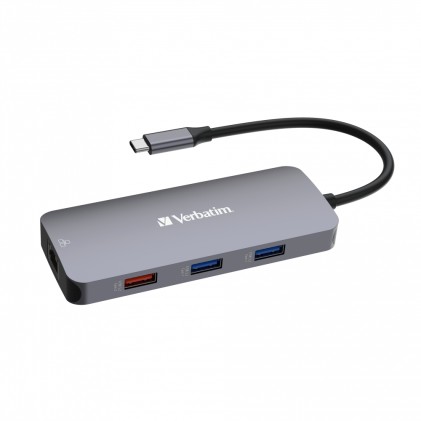 Verbatim Usb C Pro Multiporte Hub 9 In 1 Hdmi 4K