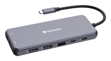 Verbatim 16105448 hub di interfaccia USB tipo-C Grigio