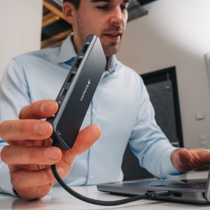Verbatim 16105448 hub di interfaccia USB tipo-C Grigio