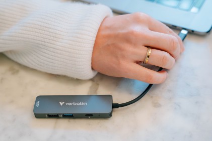 Verbatim 32155 hub di interfaccia USB 3.2 Gen 1 (3.1 Gen 1) Type-C 5000 Mbit/s Grigio