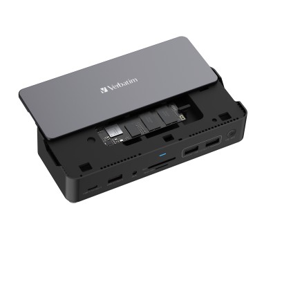 Varbatim Docking Station 15 Porte Con Ssd Inclusa Usb-C Cds-15Ssd