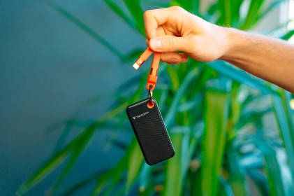Verbatim Pocket SSD 1 TB USB tipo-C 3.2 Gen 2 (3.1 Gen 2) Nero, Arancione