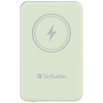 Verbatim Power Bank Wireless Magnetico 5000 Mah Verde