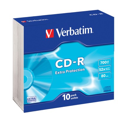 Verbatim CD-R Extra Protection 700 MB 10 pz