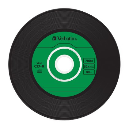 VERBATIM CD-R 80 min. / 700 MB 52x 10-pack slim jewelcase DataLife Plus, vinyl surface, 2x5 colors