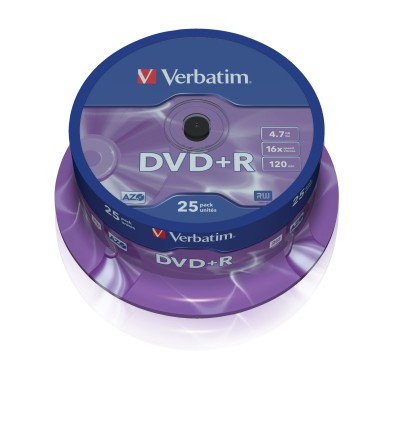 Verbatim 25 Dvd+R 4,7Gb Azo 16X Cake