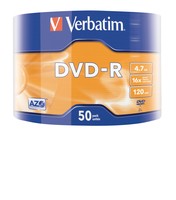 Supporti DVD Verbatim 47GB x16 50pcs Spindle