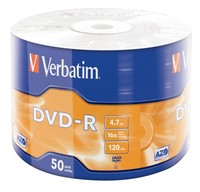 Supporti DVD Verbatim 47GB x16 50pcs Spindle