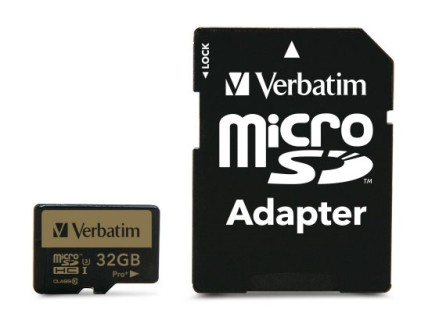 Memory Card microSD 32GB Verbatim Pro+