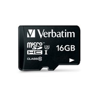 Micro SDHC Card Pro UHS-I 16GB Class 10 inkl. Adapter