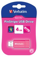 USB Store  n  Go PinStripe Rosa intenso da 4 GB