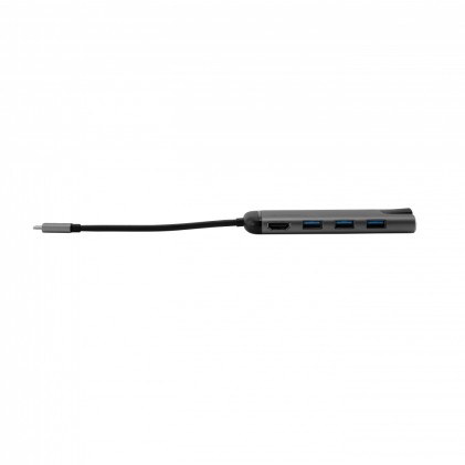 Verbatim 16102510 replicatore di porte e docking station per laptop Cablato USB 3.2 Gen 1 (3.1 Gen 1) Type-C Nero, Argento