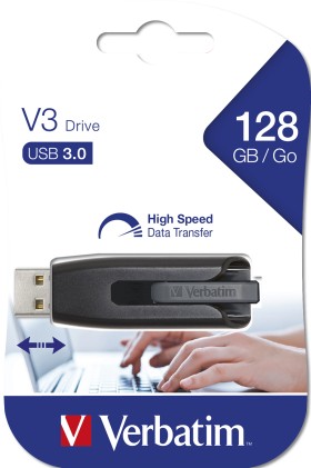 Verbatim Pen Disk Drive Usb 3.0 128Gb Store N Go V3