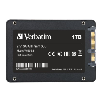 Verbatim Ssd Vi550 S3 1Tb 2,5&#34; Sataiii 520/400 Mbps 7Mm