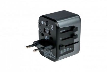 Verbatim Adattatore Universale Da Viaggio Travel Adapter Uta-03 Pd30W Qc 2Xusb 2Xtype-C