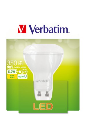 lampade LED Verbatim 52644 5W GU10 A+ Bianco caldo lampada LED