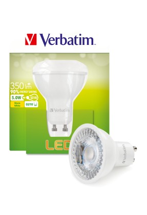 lampade LED Verbatim 52644 5W GU10 A+ Bianco caldo lampada LED