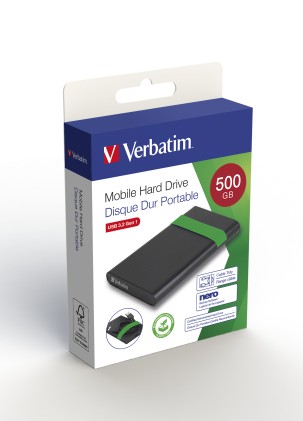 Verbatim Hdd Esterno 500Gb Usb 3.2 Gen Certified Refurbished