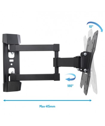 Vultech Braccio Staffa Serie Lite Per Tv Led Lcd E Plasma Da 23 A 42 Con Snodo