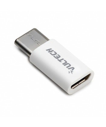 Vultech Adattatore Micro Usb 2.0 To Type C-Plastica-Bianco