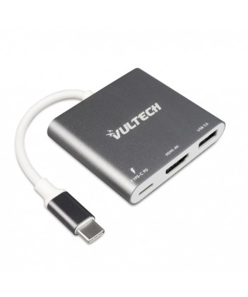 Vultech Adattatore Type-C 1 Hdmi 1 Usb 3.0 1 Pd