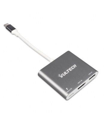 Vultech Adattatore Type-C 1 Hdmi 1 Usb 3.0 1 Pd
